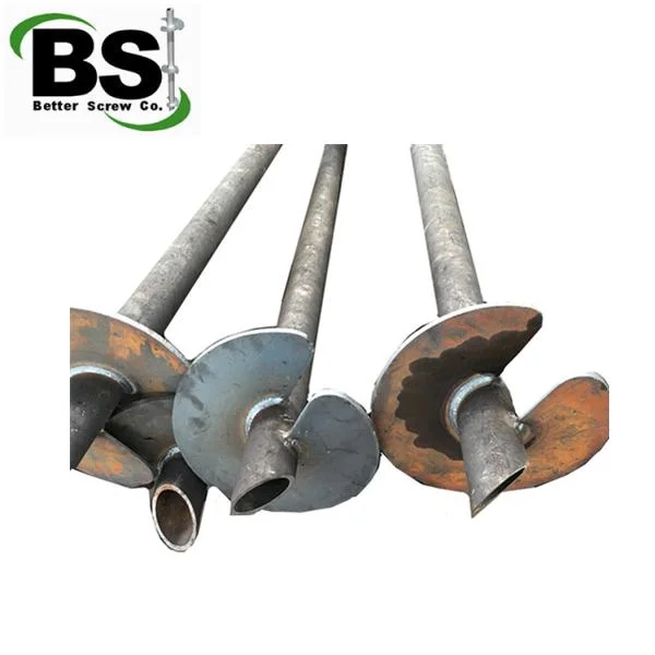 Ground Screw Helical Anchors for Foundation System