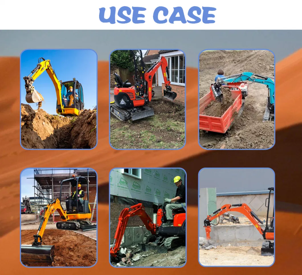 Xv17 CE EPA Micro Digger Excavator Hydraulic Full Set Spare Parts Warranty Small Excavator Ex-Factory Price