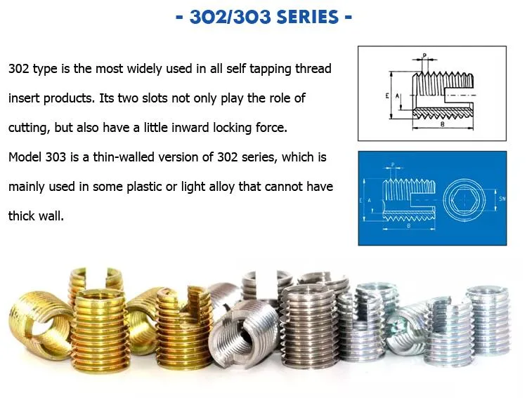 Xiyangyang Machinery M3 Self-Tapping Screw Sleeve 30*1.5D Size Non-Calibrated Steel Sleeve