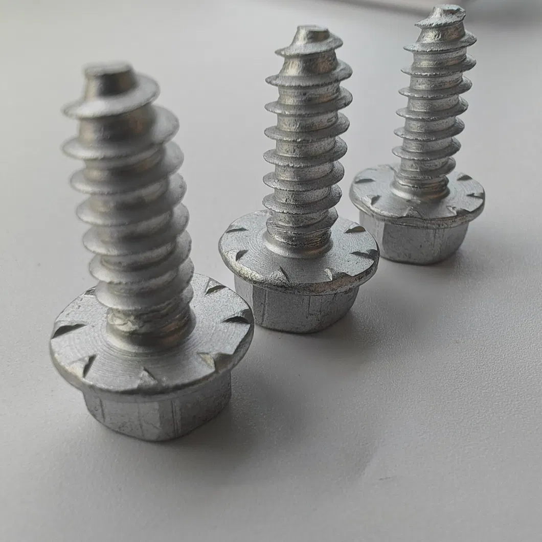 Made in China Concave Head External Hexagonal Cross Self-Tapping Screw with Gasket M3/M4/M5/M6