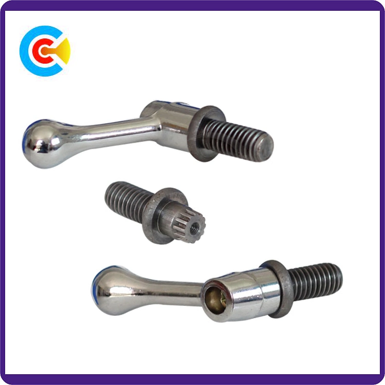 DIN/ANSI/BS/JIS Carbon-Steel/Stainless-Steel Hand Twist Non-Standard Customized Anti-Loose Screw for Building