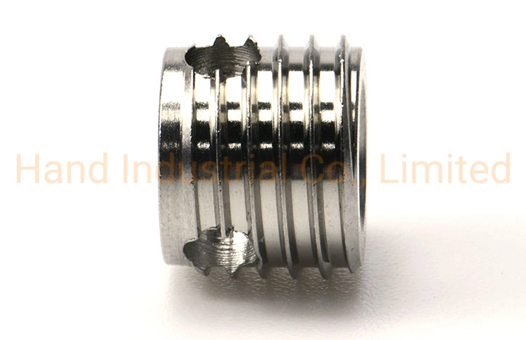 M4 M5 SS304 Insert Nut with Hole Self Tapping Insert Nut