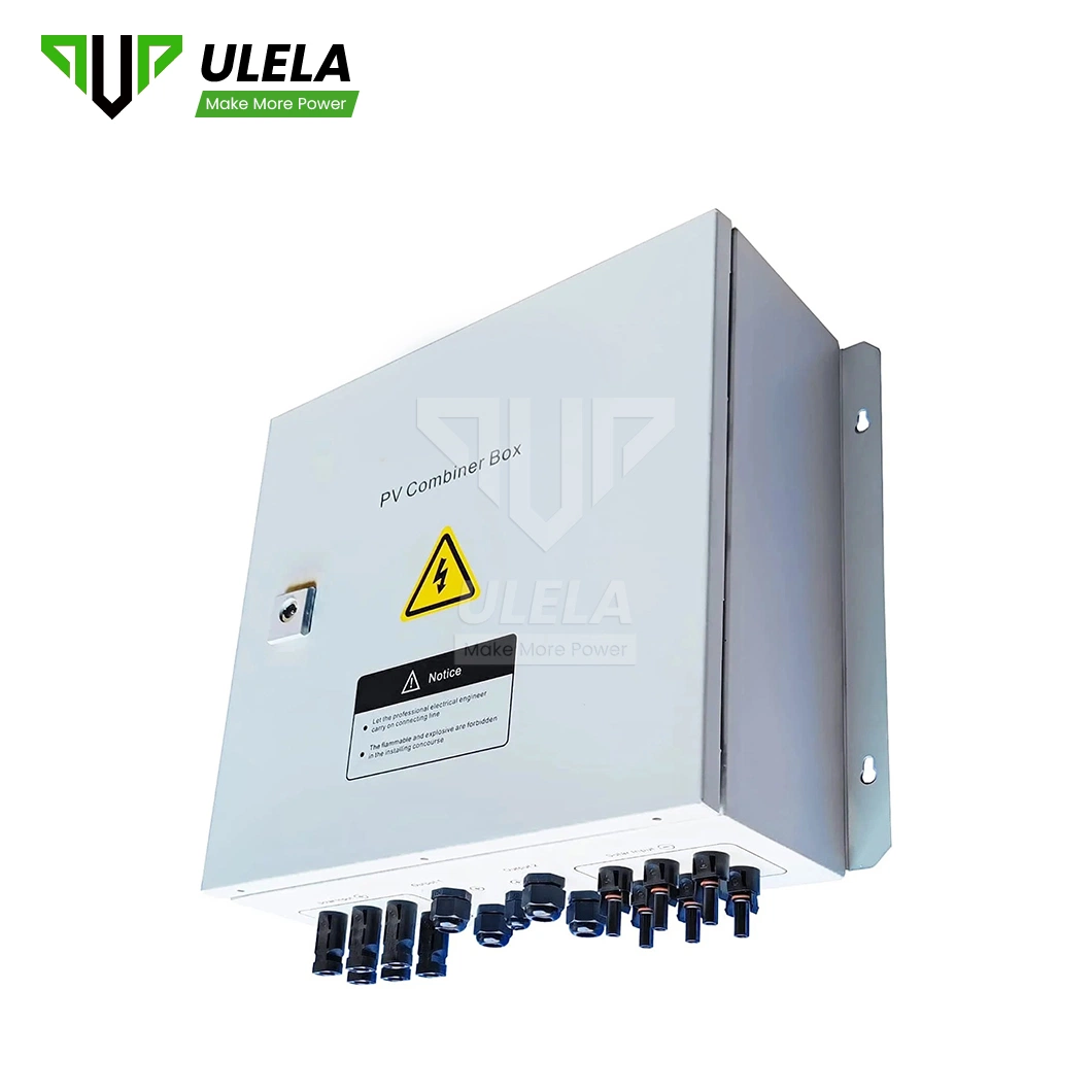 Ulela 6 String Solar Combiner Box Wholesaler DC Combiner Box 4string China PV Junction Combiner Box