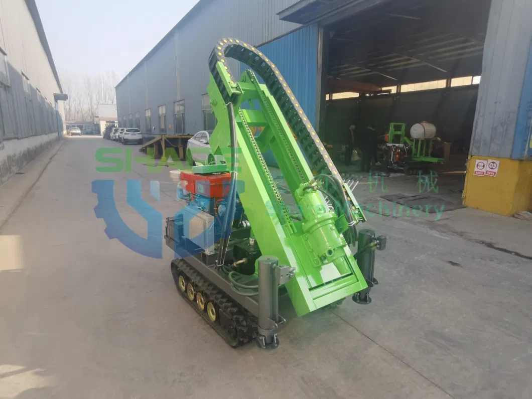 Screw Ground Installation Machine Rotary Drilling Dig Solar Pile Driver Machine Crawler