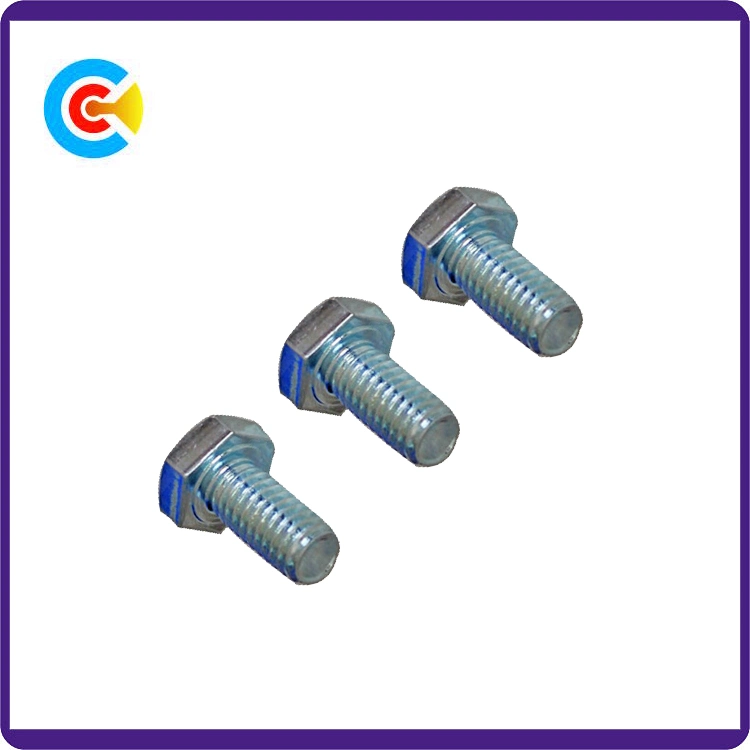 Carbon Steel Galvanized/M6 Cross Machinery Parts Fastener Hexagon Head Screws