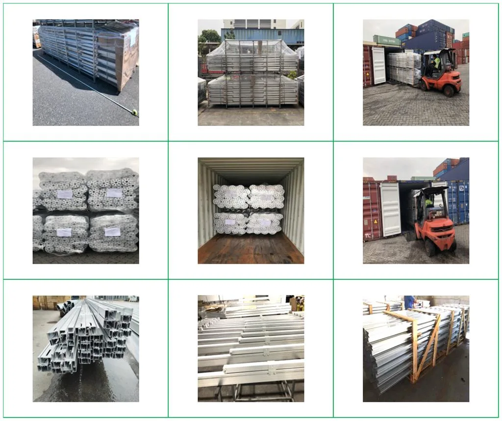 Galvanized Steel Solar Ramming Pile Mounting Galvanized Steel Installation Racking for Solar Farm Easy Solar Mounting Ramming Pile Mounting System Factory Sell