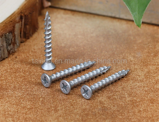 TGR/Tsingri Carbon Steel Phillips Flat Countersunk Head Self Tapping Wood Screws with Type 17 Point