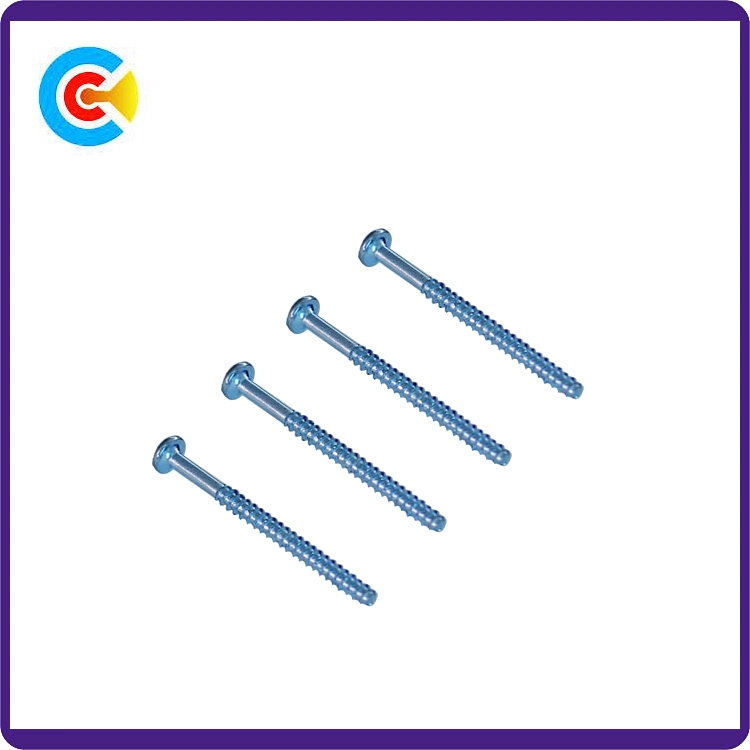 Steel/4.8/8.8/10.9 Flat Tail Shrink Bar Phillips/Cross Pan Head Self-Tapping Screw