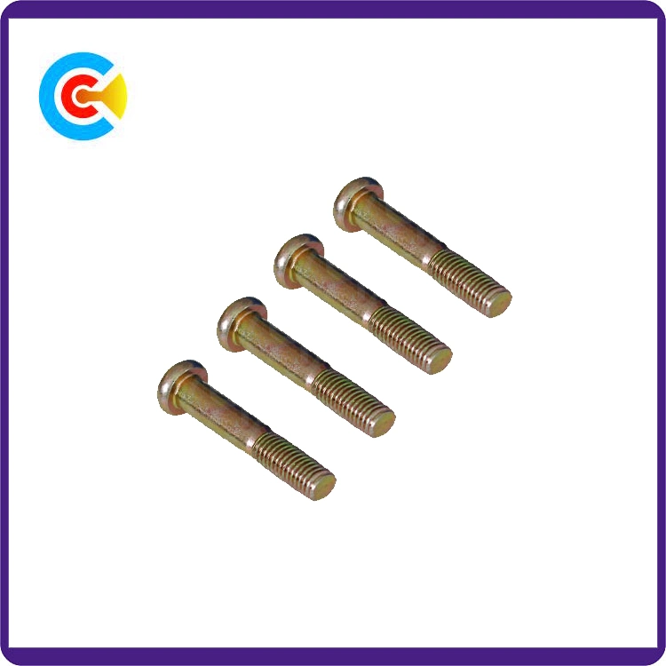 GB/DIN/JIS/ANSI Carbon-Steel/Stainless-Steel Plum Flat Head Inch Self-Tapping Screws for Bridge