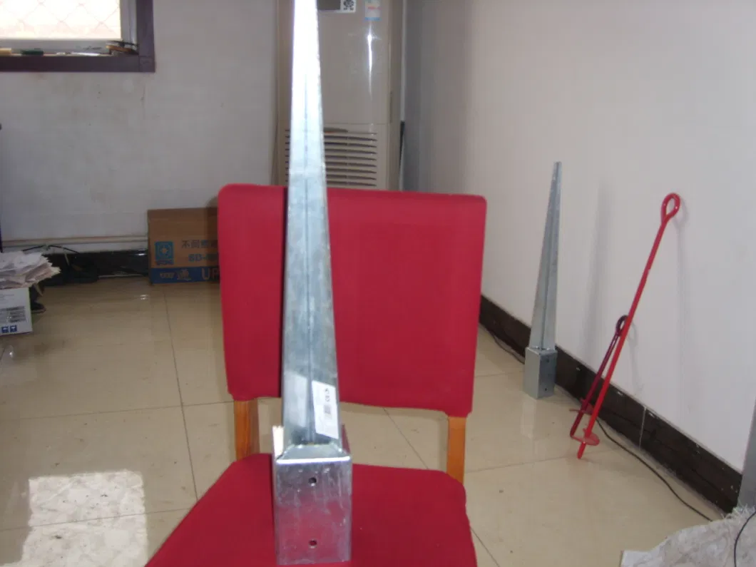 Hot DIP Galvanized Adjustable Ground Screw Pole Anchor