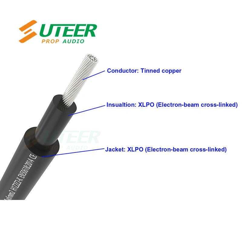 1X6mm2 Solar Extension Cables with Mc4 Connectors