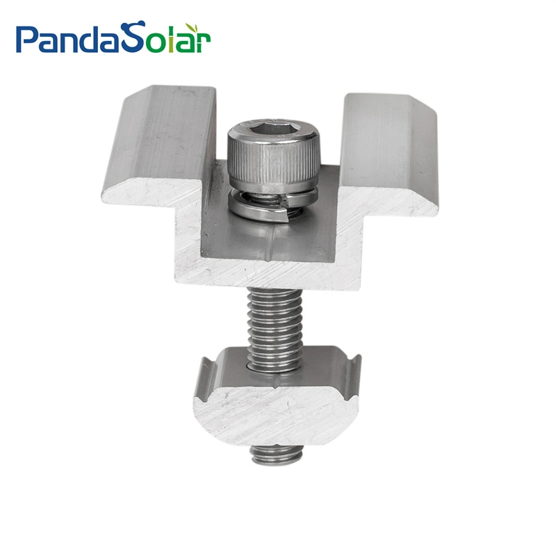 Hot Selling Universal Aluminum Solar End Clamp Fixing Panel Bracket Supplier