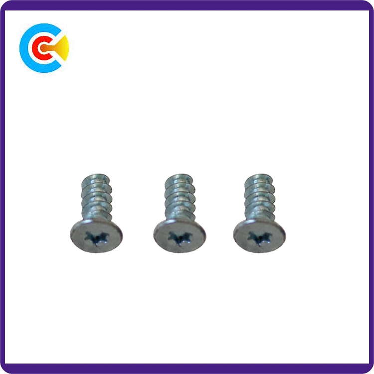 Carbon Steel4.8/8.8/10.9 Fastener Flower Countersunk Head Self-Tapping Screws for Kitchen/Cabinet/Furniture