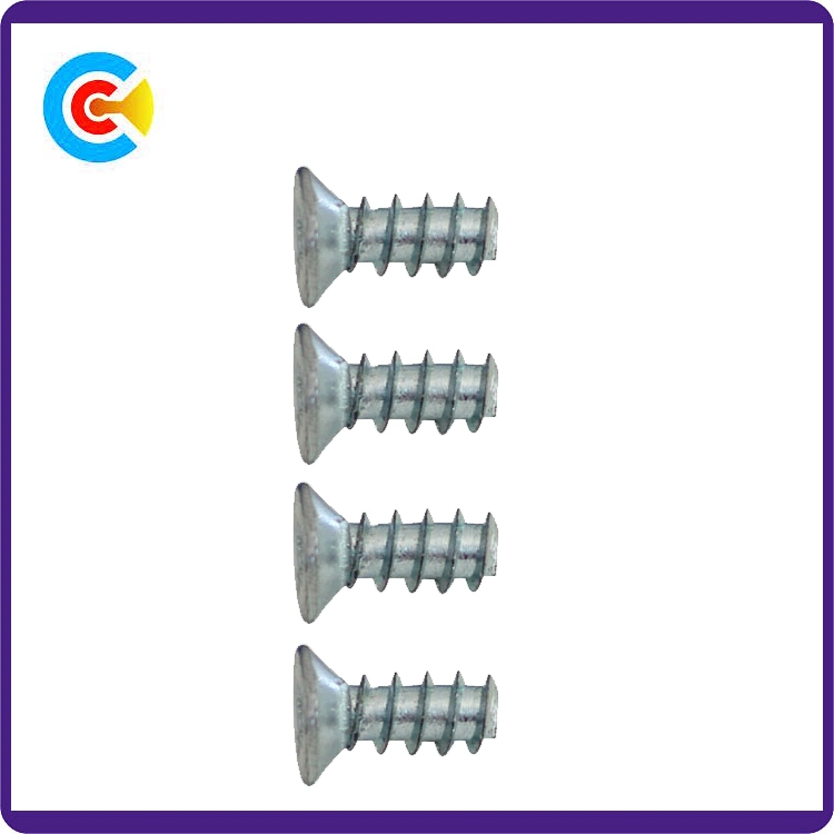 Carbon Steel4.8/8.8/10.9 Fastener Flower Countersunk Head Self-Tapping Screws for Kitchen/Cabinet/Furniture