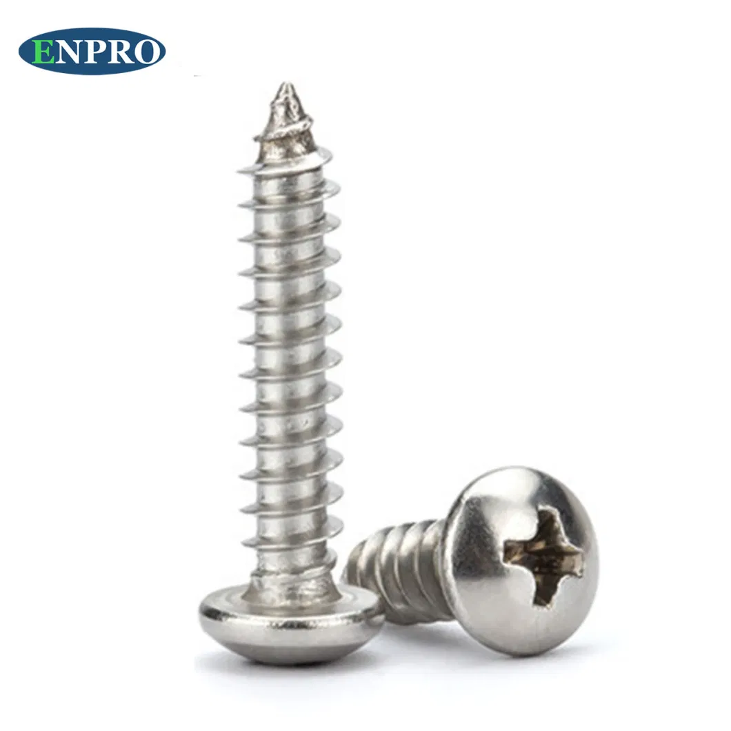 Metal Self-Tapping Thread Fasteners Manufacturer Custom M1.4 M2 M3 M4 M5 M6 Self Tapping Screws for Plastic