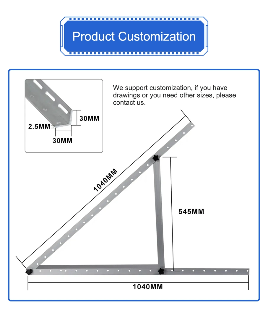 Solar Panel Installation Adjustable Photovoltaic Bracket Ventilation Fire Pipe Suspender Anti-Seismic Bracket