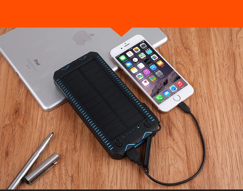 Long Standby Personal Solar Power Charging GPS Tracker Handheld Power Bank Camping Power Source