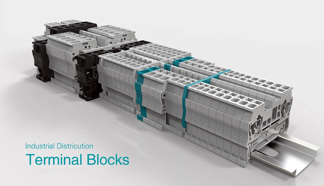 1.5mm2 Cage Spring Earth Terminal Block Wago Terminal Block Jut3-1.5PE