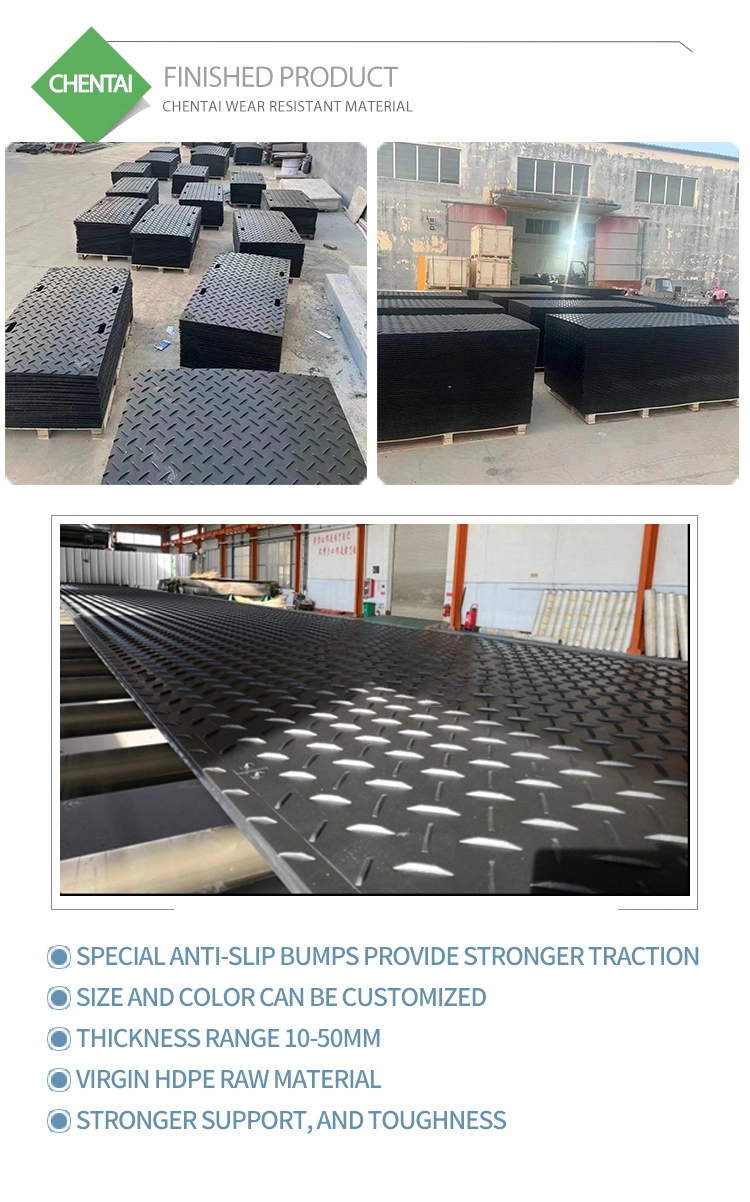 6m X 2m X 28mm Temporary Composite Road Mat Ground Protection Plate