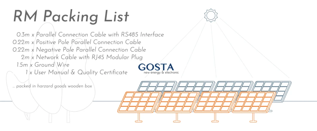 Gosta RM50he RM Series 5kwh Economic Rack Mount Energy Storage Battery System