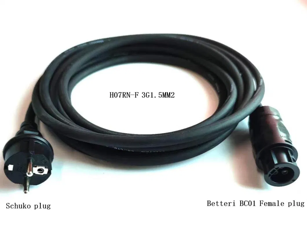 Betteri Bc01 Female to Schuko Plug 3/5/10/15/20m AC Extension Solar Cable