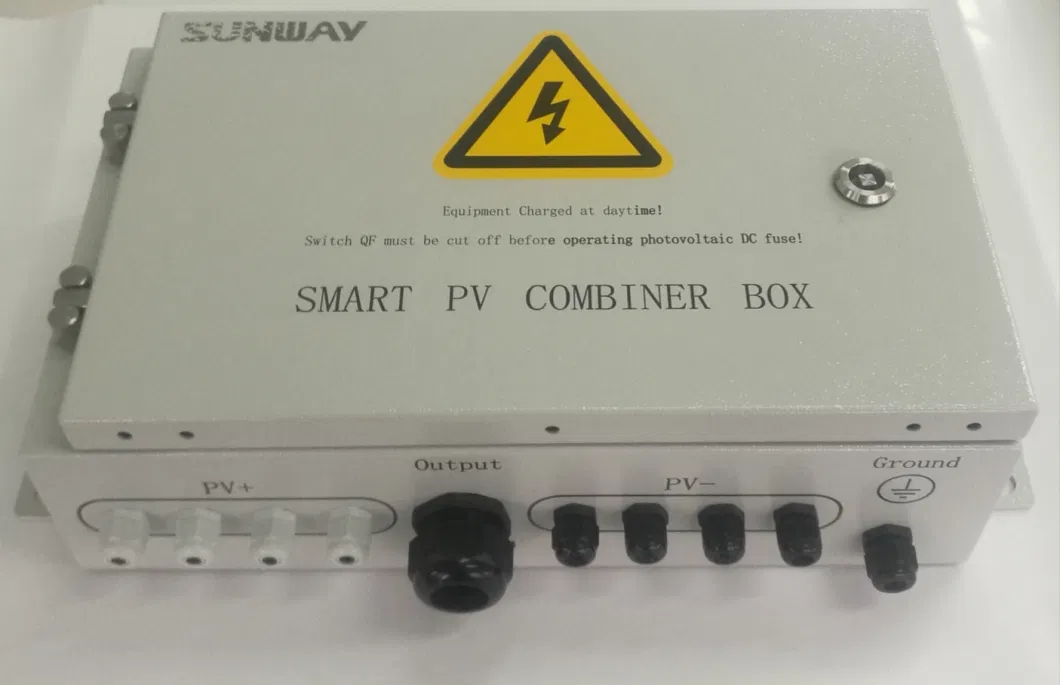 4 Strings Solar Array Junction Box 16 Input IP67 Solar PV String DC Combiner Panel Box 4/1