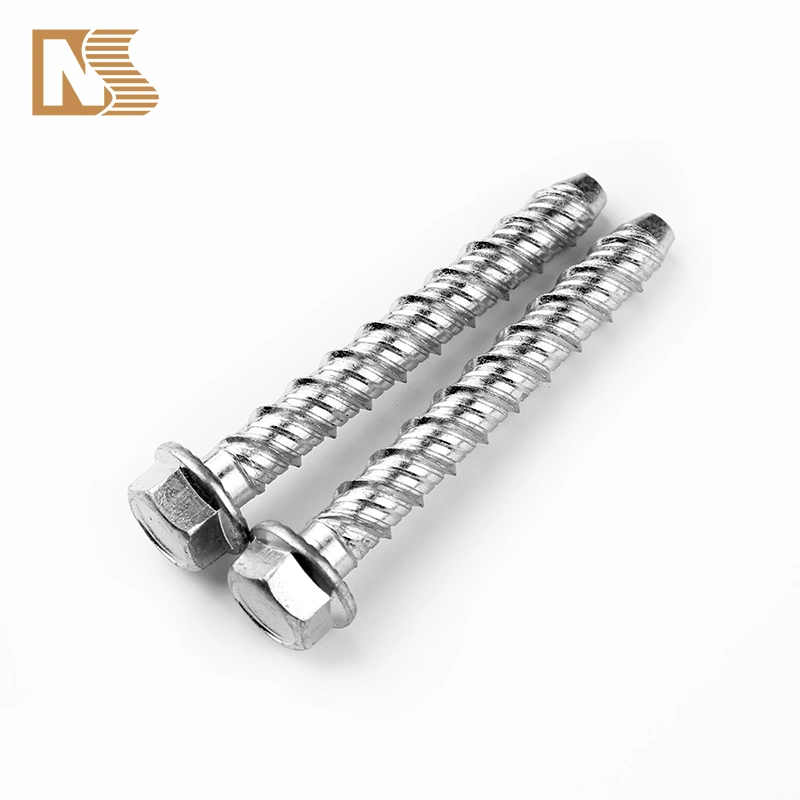 Heavy Duty Flanged Hex Head Self Tapping Concrete Screws Self Tapping Bolt