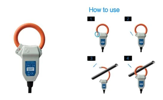 Top Sale High Accuracy Flexible Coil Trc Current Clamp