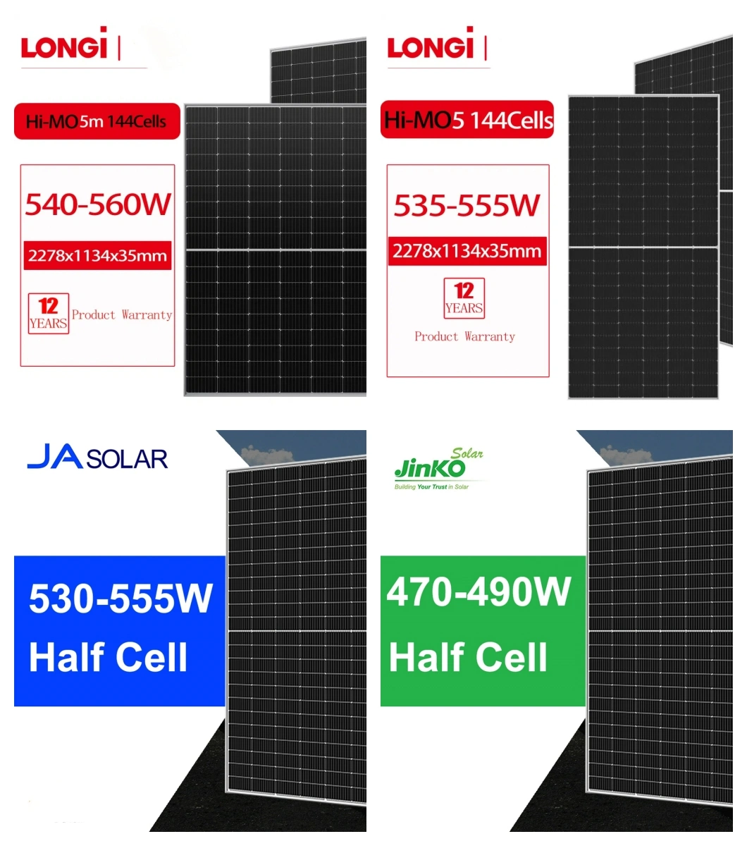 Longi Hi-Mo 4m Lr4-72hph-460m 460W 460 Watt Solar Panel Ja/Jinko/Trina Solar Sun Panels PV Solar Photovoltaic Panel System Installation Cost/Price for Home