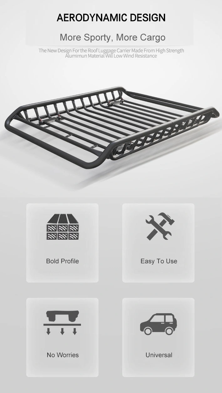 Car Luggage Rack Cargo Rack Roof Rack Rail for Dsrack