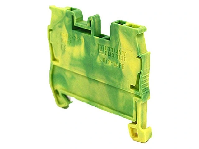 1.5mm2 Cage Spring Earth Terminal Block Wago Terminal Block Jut3-1.5PE