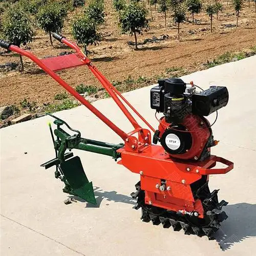 Vegetable Greenhouse Diesel Burying Vine Trenching Machine, Hand-Held 151 Type Plowing and Leveling Machine, Household Type Plowing Machine