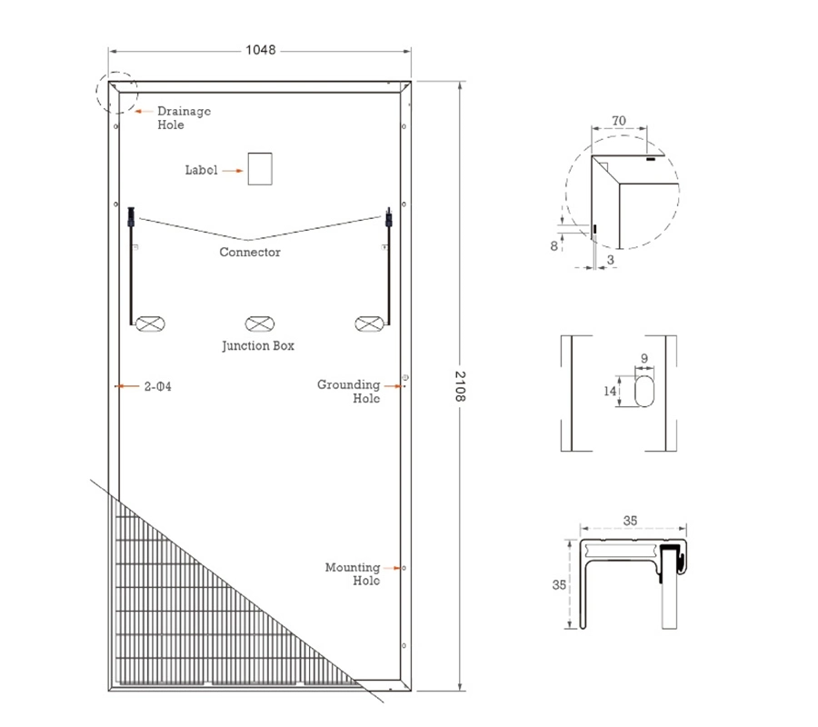 Mc4 Compatible Connector Monocrystalline Silicon Purchase Solar for Home Mono Panels