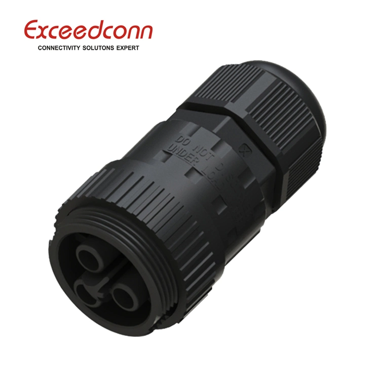 Exceedconn EP030-2224-00 3 Pin Electrical Waterproof Female Connector