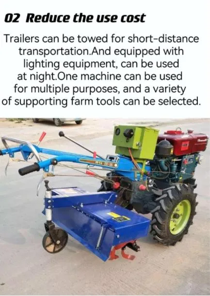 Vegetable Greenhouse Diesel Burying Vine Trenching Machine, Hand-Held 151 Type Plowing and Leveling Machine, Household Type Plowing Machine