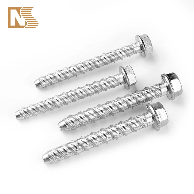 Heavy Duty Flanged Hex Head Self Tapping Concrete Screws Self Tapping Bolt