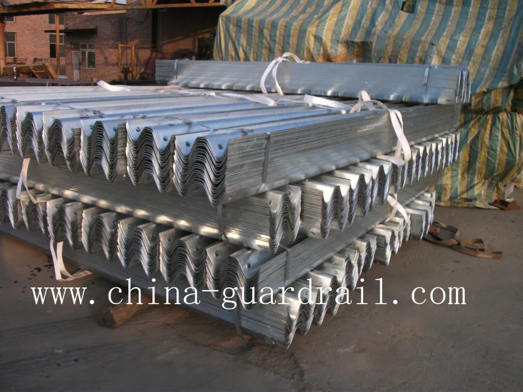 Road Safety Defensas Metalicas Galvanized Steel W/Thrie Beam Guard Rail