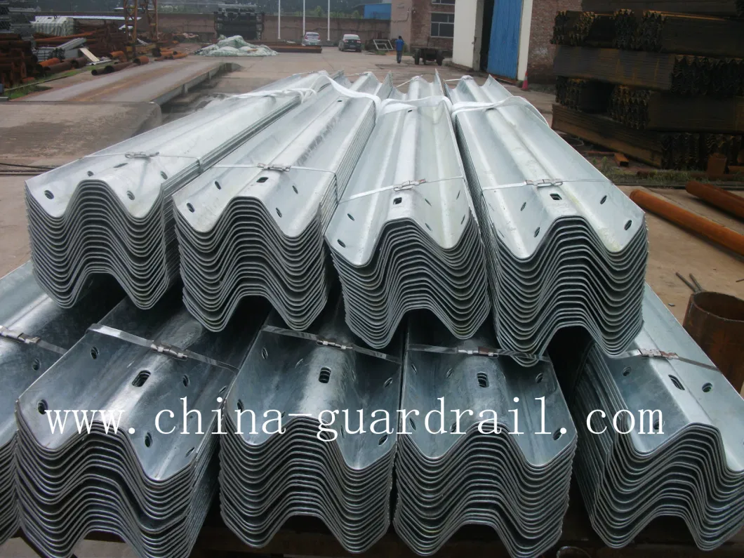 Road Safety Defensas Metalicas Galvanized Steel W/Thrie Beam Guard Rail