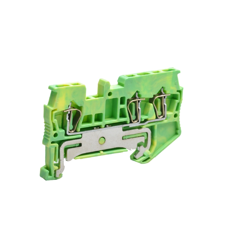 1.5mm2 PE Terminal Wago Cage Spring Terminal Block Phoenix Jut3-1.5/1-2PE