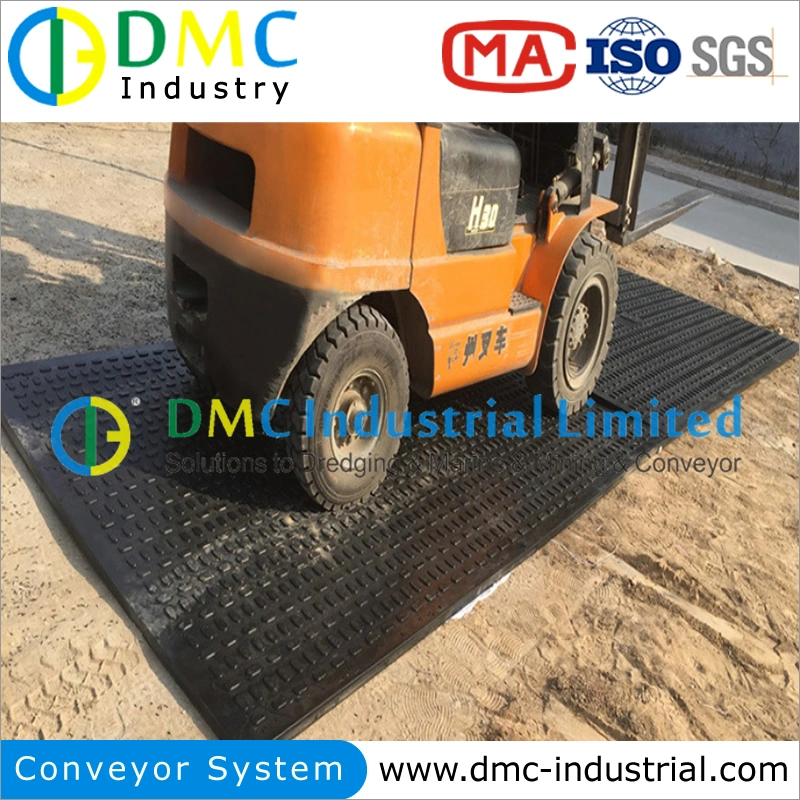 Heavy Duty Excavator Eco Friendly Temporary Construction HDPE 4X8 Road Ground PE Protection UHMWPE an-Ti Slip Button Ground Protection HDPE UHMWPE Ground Plate