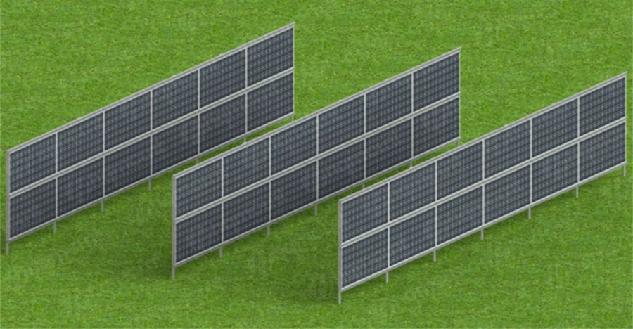 Wholesale Solar Ground Mounting Structure Mounted Rack System Vertical Solar Farm