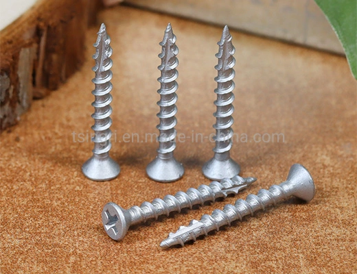 TGR/Tsingri Carbon Steel Phillips Flat Countersunk Head Self Tapping Wood Screws with Type 17 Point