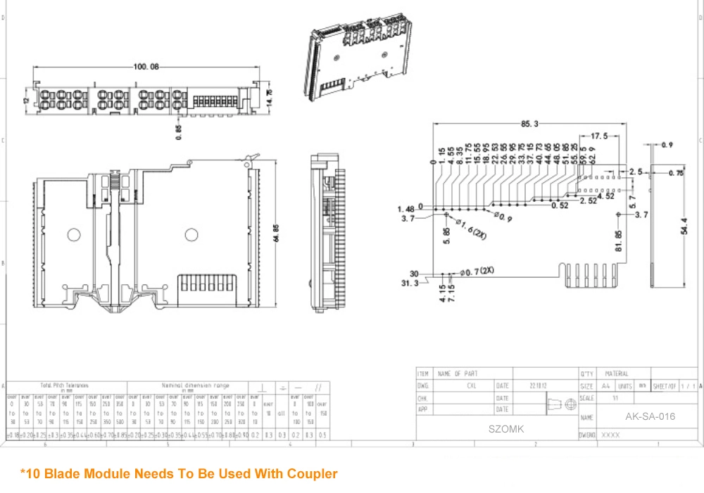 Automation Industrial Control PLC Data Acquisition Input Output Ethernet/IP 8-Channel Digital Combi I/O Module Terminal