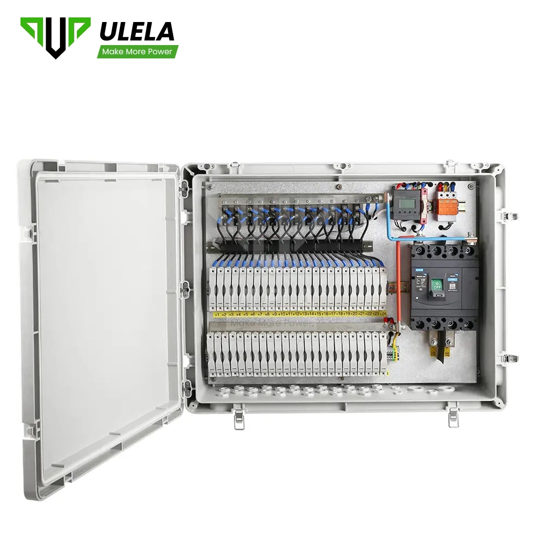 Ulela 6 String Solar Combiner Box Wholesaler DC Combiner Box 4string China PV Junction Combiner Box