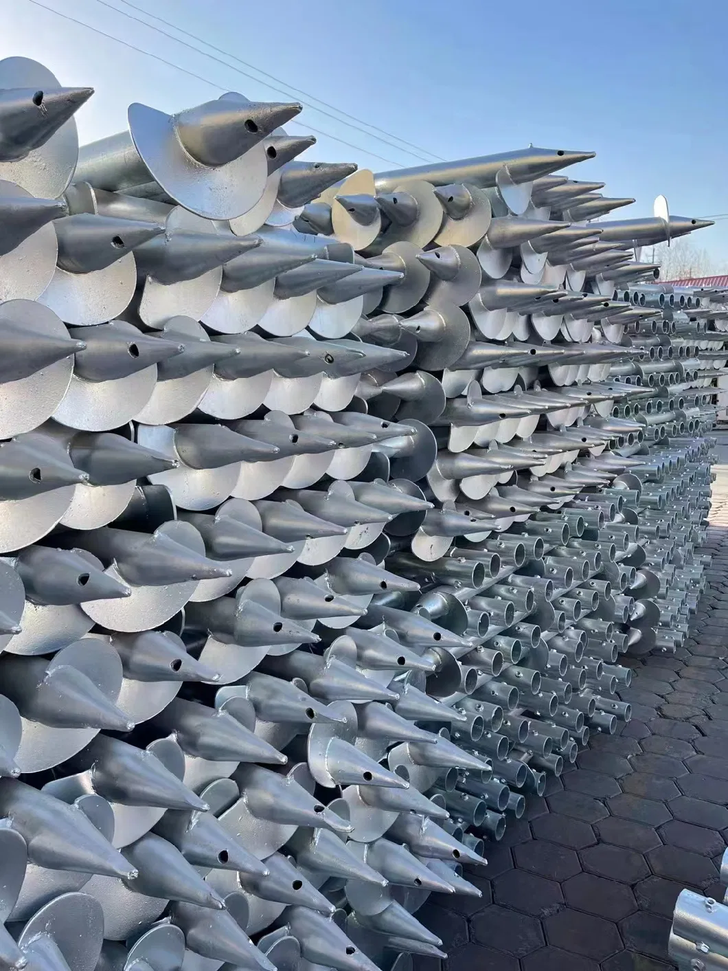 Galvanized Helical Ground Screw Pile Pole Anchor Tianhua Yihe