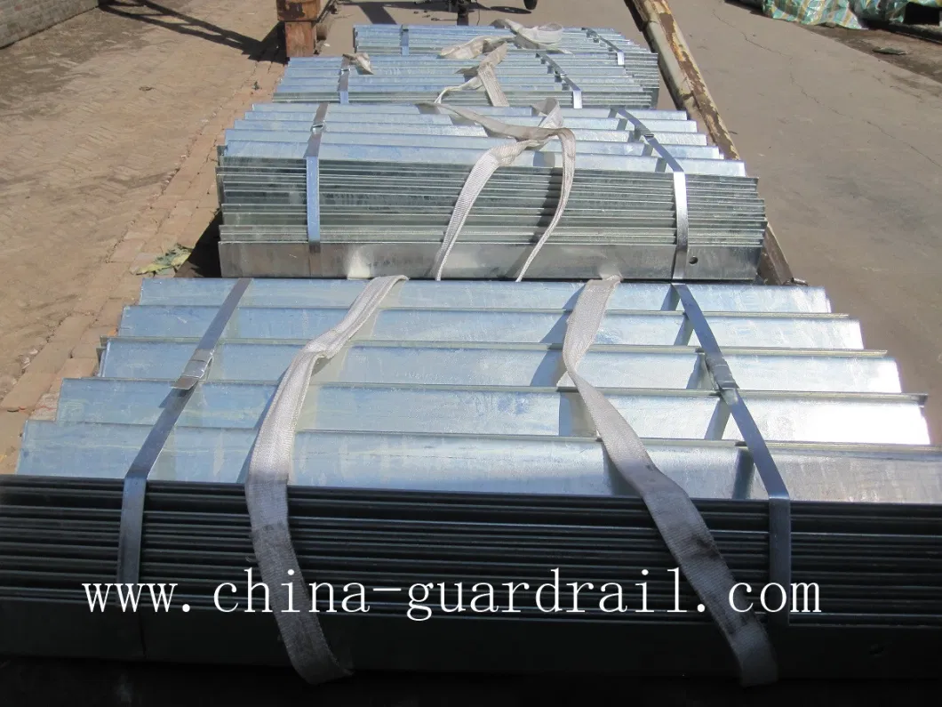 Road Safety Defensas Metalicas Galvanized Steel W/Thrie Beam Guard Rail