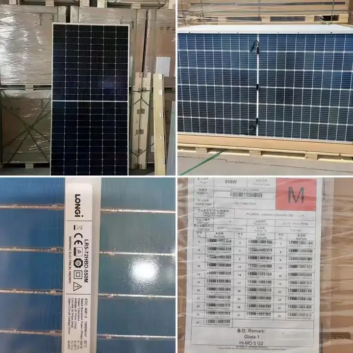 Wholesale Solar Panel Bif Glass Glass Half Cell 550W Photovoltaic with Best Price