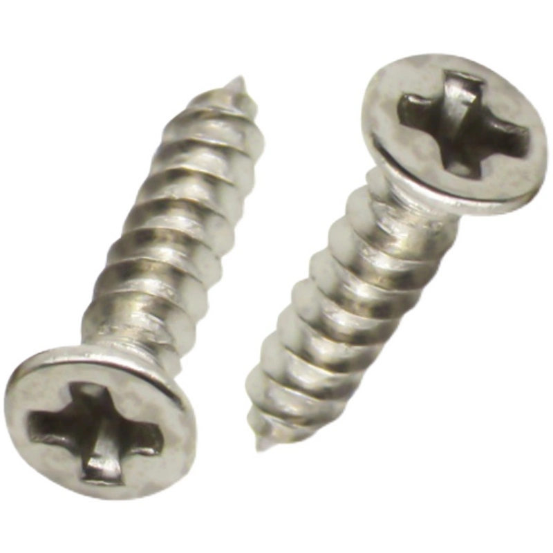 Durable Stainless Steel Self-Tapping Screw with Phillips Flat Countersunk Head