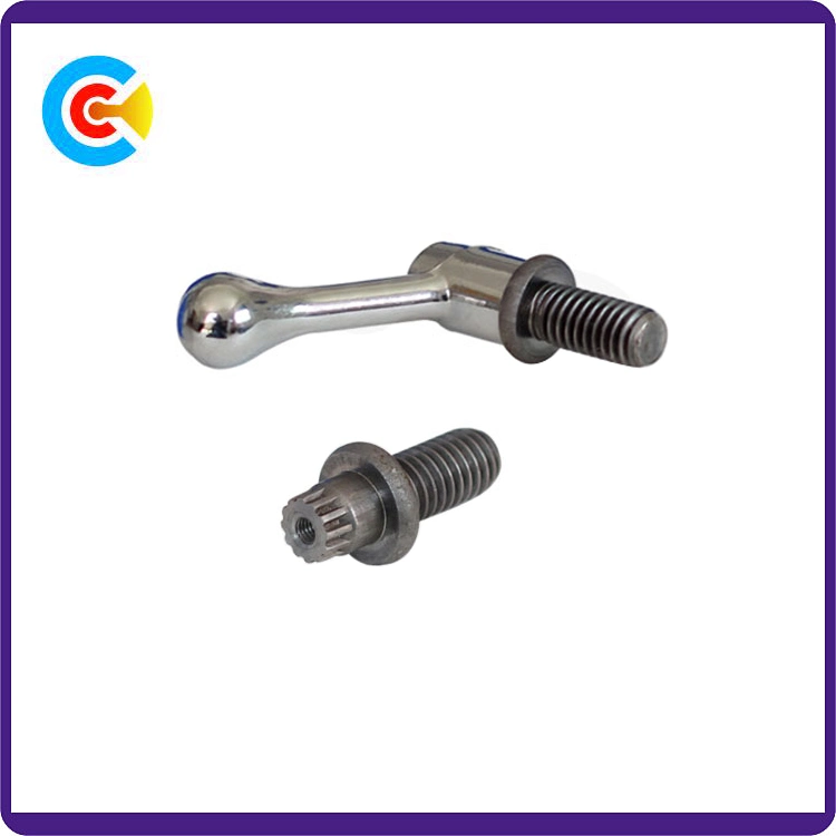 DIN/ANSI/BS/JIS Carbon-Steel/Stainless-Steel Hand Twist Non-Standard Customized Anti-Loose Screw for Building