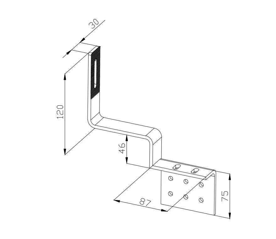 Stainless Steel Hook for Roof Mount Solar Panel Solar Mount-02